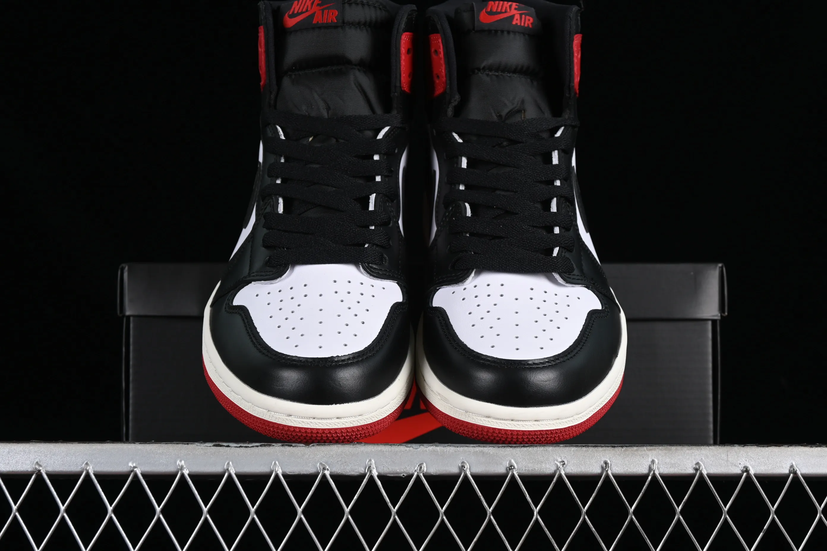 All categories Air Jordan Jordan series basketball shoes Air Jordan 1 High Air Jordan 1 High OG "Black Toe Reimagined" AJ1 Joe 1 new black toe DZ5485-106